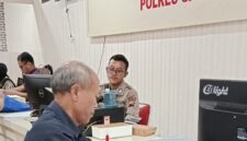 Foto: Elman Sirait Ketua DPD AWPI Jateng Mendampingi Pelaporan