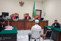 Foto: Suasana Sidang Tuntutan Kasus Muhammad Farchan Lie