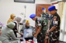 Foto: Letkol Cpm Mulyani, S.E, M.Han, didampingi oleh para perwira, Bintara, tamtama, PNS dan pengurus Persit Kartika Chandra Kirana Cabang Anak Ranting 5 Denpom IV/5 Smg Ranting 5 PD IV/Diponegoro