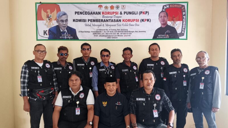 Foto. Bersama setelah Meresmikan Satgas minitoring MBG/SPPG PKP Jateng & DIY Oleh Ketua SUYANA HADI P, Senin 22 JUNI 2026