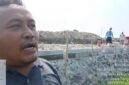 Foto : Sugiono SH Aktivis LPKSM Ketika Memberikan Perbandingan sawah yang di buruk dengan kasus tambak udang di barang yang di tahan polda jateng