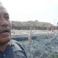 Foto : Sugiono SH Aktivis LPKSM Ketika Memberikan Perbandingan sawah yang di buruk dengan kasus tambak udang di barang yang di tahan polda jateng
