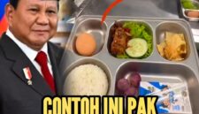 Foto: Contoh menu MBG yang tidak dikorupsi